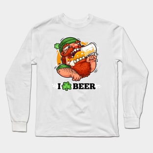 Patrick Loves Beer Long Sleeve T-Shirt